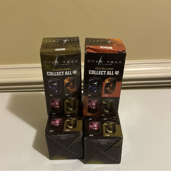 Star Trek Other - Star Trek Collectible Glasses Set - Nero and Spock